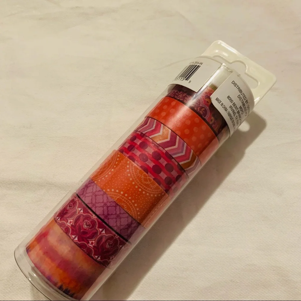 Recollections  | Washi Tube | Orange?Purple Marble